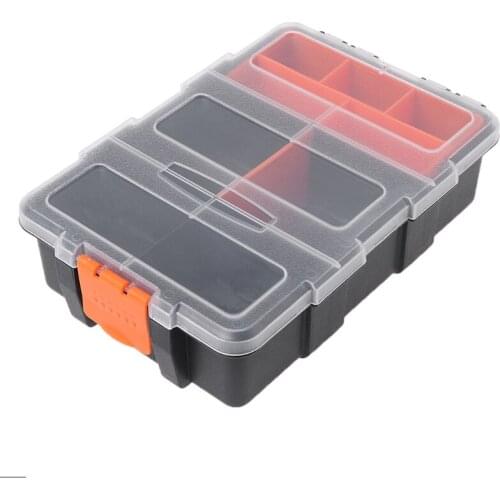 Hardware Box Transparent Multifunctional Storage Tool Case Plastic Organizer
