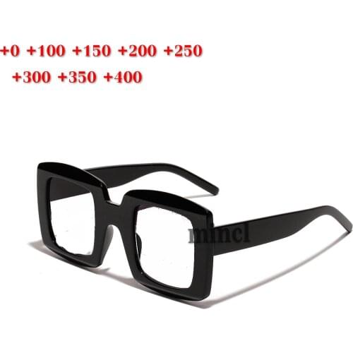 2019 Sexy Square Eyewear Frame Female Reading Glasses Fashion Luxury Leopard Diopter Retro Hyperopia Anti-fatigue Farsighted NX