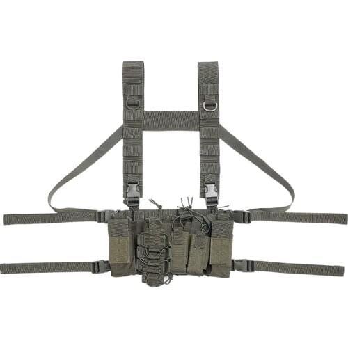 Women Men Outdoor MOLLE Vest Pockets Waistcoat Combat Chest Rig Hunting Belt