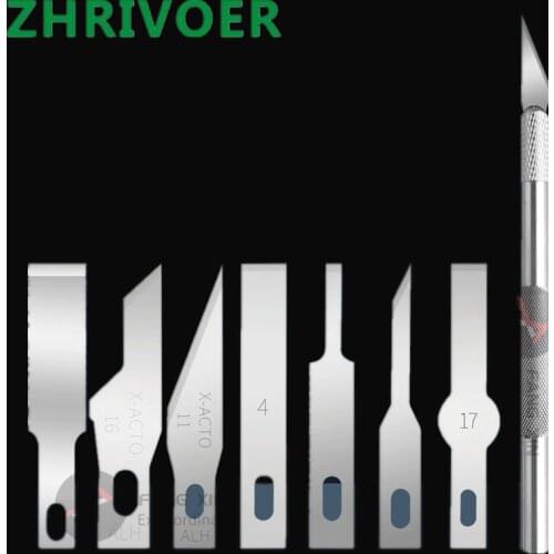 1pcs [neutral] Single Bulk Metal Carving Knife Aluminum Pole Carving Mobile Phone Sticker Cutting Small Metal Knife