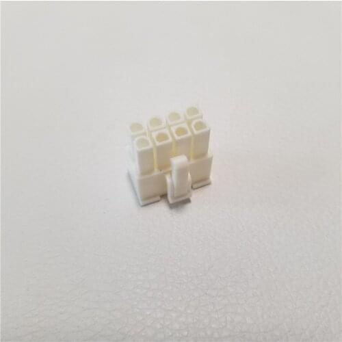 10pcs/lot Motherboard CPU 8Pin Module Male Adapter Connector Power Mod Modfied Material White