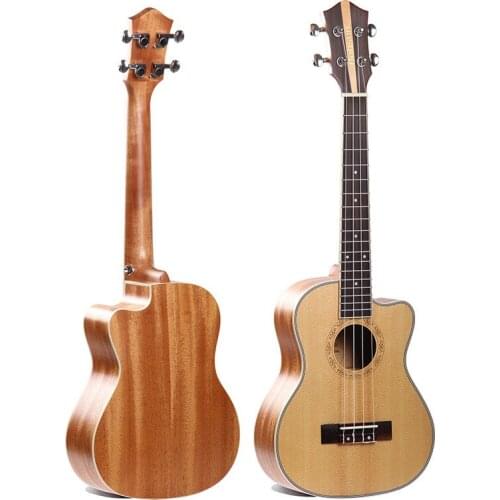 24 inch Ukulele Picea Asperata 4 String Mini Guitar High Quality Musical Instrument Gift Concert Ukulele UK2403