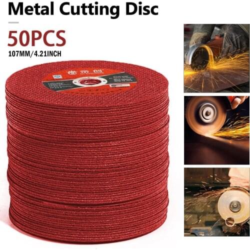 50PCS/25PCS Cutting Discs 100 Angle Grinder Stainless Steel Metal Grinding Wheel Blades Resin Cutting Disc For Angle Grinder