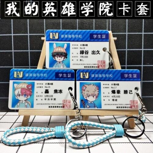 Anime My Hero Academia Boku no Hero Asui Tsuyu OCHACO URARAKA Acrylic Cards Holder Keychain Bags Pendant Cosplay Xmas Gifts