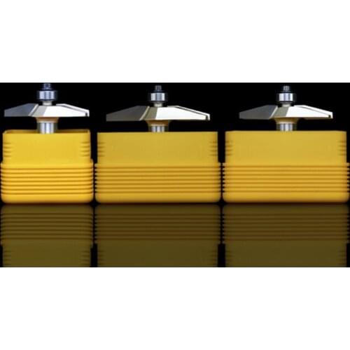 Arden Trimming CNC Router Bits with Bearing Bottom Cleaning Milling Cutter 1/4" & 1/2" Shank Inch Size Carbide Bevel knife