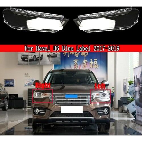 Auto Head Lamp Light Case For Haval H6 Blue Label 2017-2019 Car Headlight Cover Clear Lens Headlamp Lampshade Shell