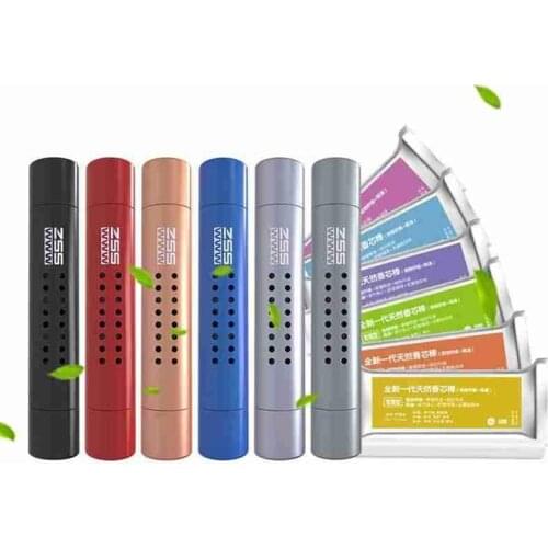 Car Air Vent Perfume with Refill Sticks Car Air Freshener Air in Car Smell Perfume the Flavoring Vent Parfum Styling A1E6