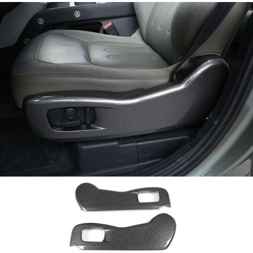 2 Pcs ABS Car Styling for Land Rover Defender 110 2020-2021 Seat Side Adjustment Frame Decoration Cover Car Interior Accessories