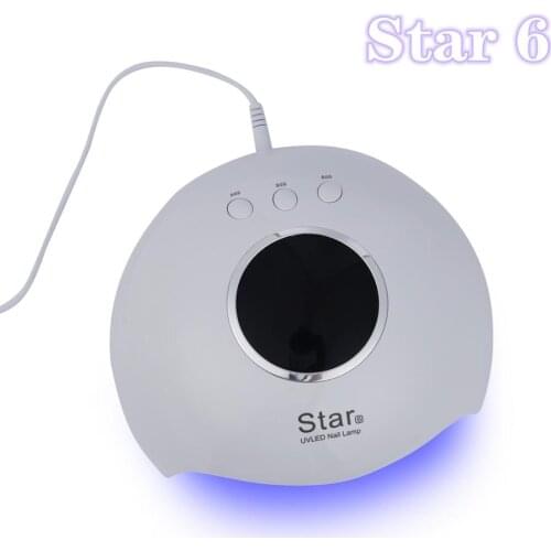 White 36W Star 6 UV LED Lamp With 12 Leds UV Lamp For All Gels For Nail Dryer For Nail Polish Quick Dryer Nail Dryer Machine