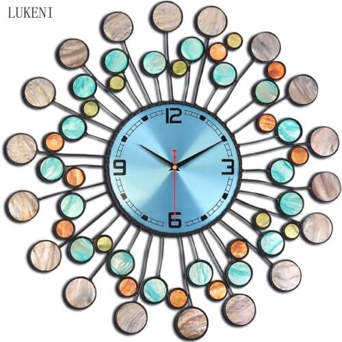 Clocks Clocks Wall Clocks Living Room Bedroom Nordic Personality Creative Fashion Household Trend Atmospheric Wall Watch