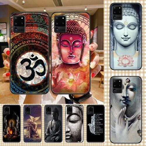 Gautama Buddha Phone case For Samsung Galaxy Note 4 8 9 10 20 S8 S9 S10 S10E S20 Plus UITRA Ultra black silicone waterproof