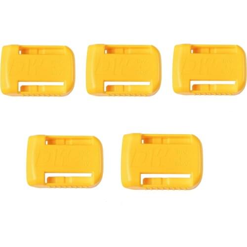 5pcs for Dewalt 18V 20V 60V Battery Holder Wall Storage Mounts Stander Mount Display Hanger Dock Battery Belt Buckle