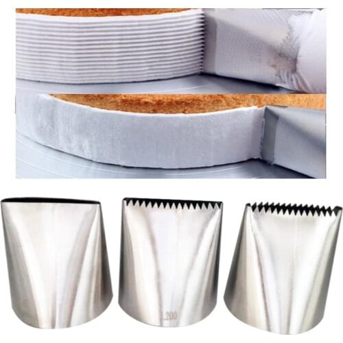 Extra Large Stainless Steel Nozzle Icing Piping Nozzles Cream Cake Decorating Tools Pastry Tip Fondant Baking Accessories