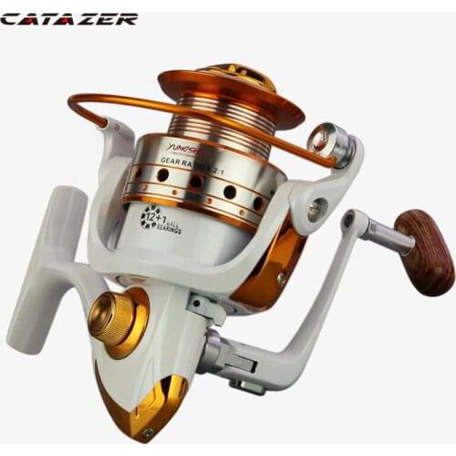 Fishing Reel 13BB 5.5:1 Fishing Tackle Spinnning Reel Feeder Carp Fishing Wheel 1000-9000 Metal Rocker Fishing Reel