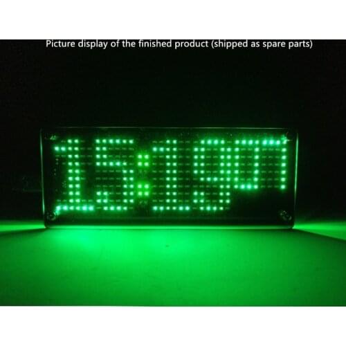 SMD LED dot matrix digital clock production kit Electronic diy clock kit Electronic production parts