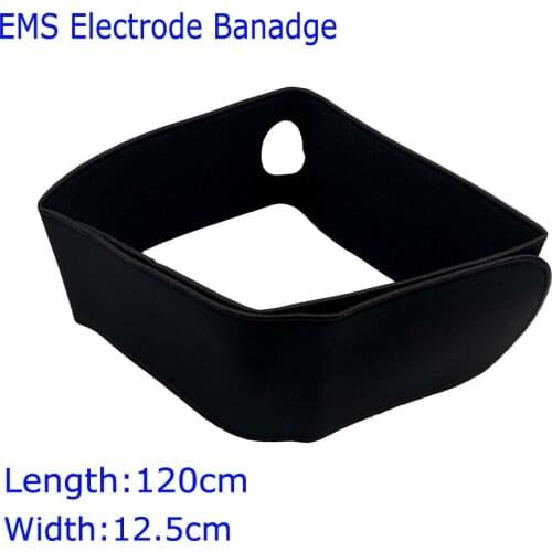 EMS Electrode Banadge Replacement 1.2M Long Electricity Conduct Fixed Pad Strip Electro Stimulate Body Waist Slimming Device