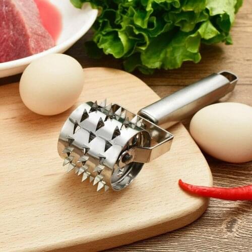 Stainless Steel Rotating Meat Tenderizer Hammer Claws Grilling Steak BBQ Pork Poultry Needle Mallet Kitchen Tools Meat D2H2