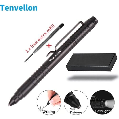 Self Defense Tactical Pen Tenvellon Flashlight Writing Safety Security Protection Personal Defense EDC Defensa Personal