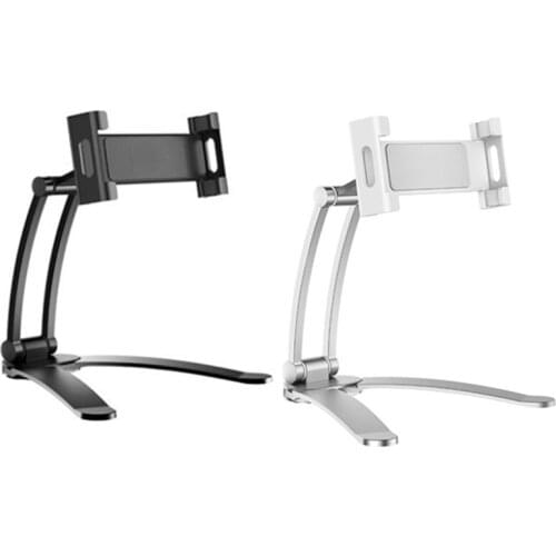 Rotating Portable Monitor Wall-Mounted Metal Stand, Suitable for Tablet and Mobile Phone Stand Below 15.6-Inch