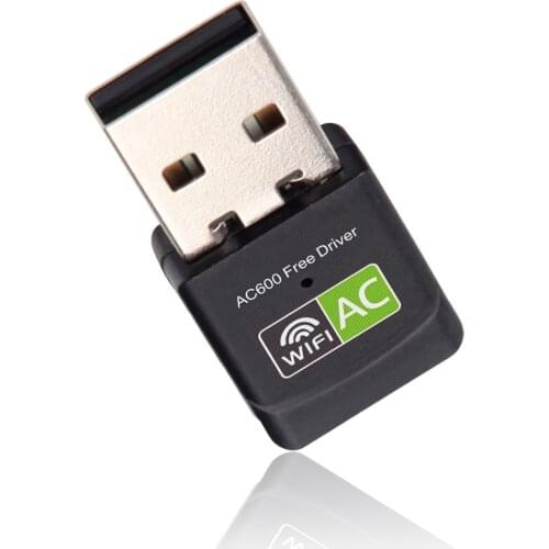 ALLINGE High Speed Wireless USB WiFi Adapter, 600Mbps Mini Network Receiver, Tiny Dongle for PC/Laptop/Desktop WINDOWS No Driver