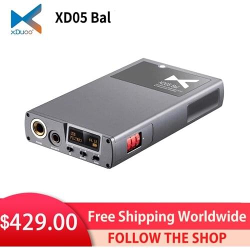 XDUOO XD05 Bal Portable Decoding Headphone Amplifier Balanced DAC 32bit/768kHZ DSD512 XQ-50 PRO X3II
