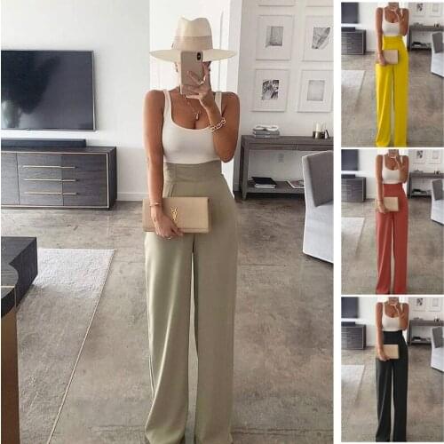 2021 Summer Women Jumpsuit Traf Bodysuit Womens Overalls Female Jumpsuits Rompers Mujer Sexy Sleeveless Bodycon Skinny Tee Tank