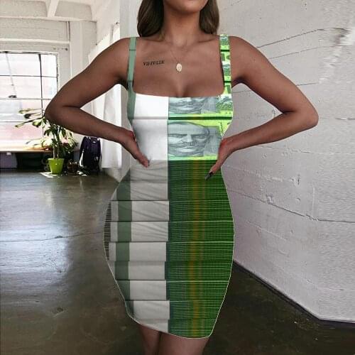 Giyu Brand Australian Dollar Dress Women Money Ladies Dresses Harajuku Vestido Sexy Australia Sundress Bodycon Dress