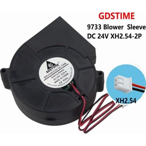 1 Piece Gdstime 9733S DC Cooling Fan 24V Centrifugal Blower Fan 97mm x 33mm 9cm Brushless Radiator Cooler