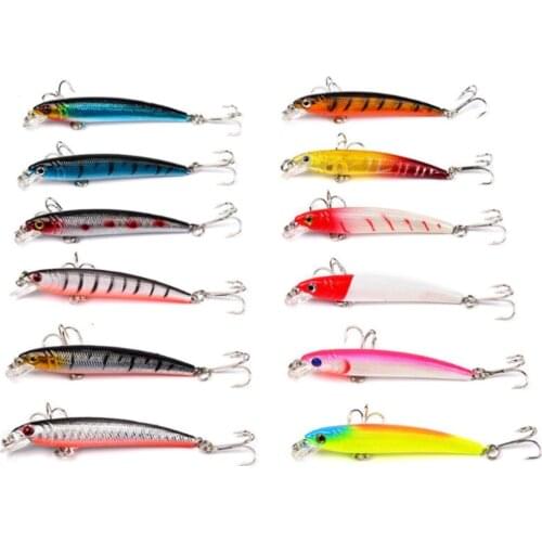 1Pcs/lot Top water minnow Fishing Lure Wobbler 5g 7.5cm Pesca Artificial Baits Crankbait Hard Bait Floating Fishing Wobblers
