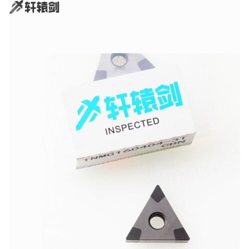 1pcs TNMG160404 3T CBN Insert Tipped PCB Insert External Turning Indexable Insert Hard Metal Turning Tool