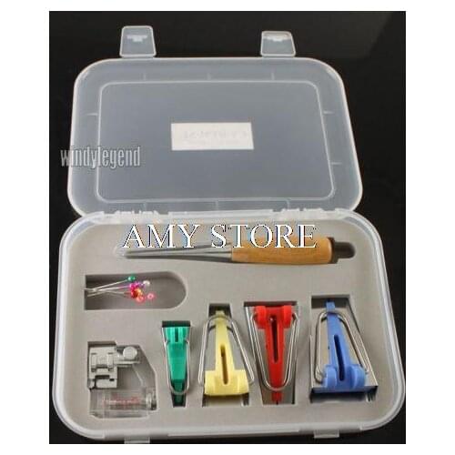 1 x FUSIBLE BIAS BINDING TAPE MAKERS TIP KIT SET FOR SEWING QUILTING