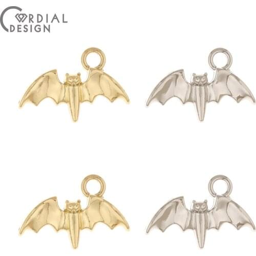 Cordial Design 200Pcs 11*17MM Jewelry Accessories/DIY Charms/Animal Shape/Earrings Pendant/Jewelry Findings Components/Hand Made