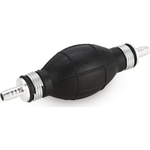 8mm Diesel Fuel Pump Line Hand Water Liquid Primer Bulb Gas Petrol Auto Car Boat Motorcar Transfer Rubber Aluminum