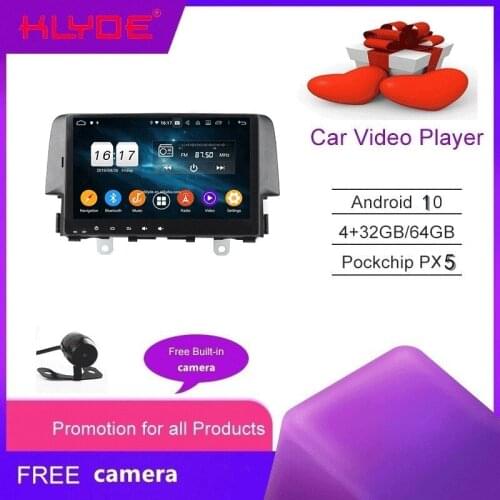 KLYDE high quality Android 10.0 For C IVIC 2016-2019 Car Player Audio Radio BT GPS Car Radio Player