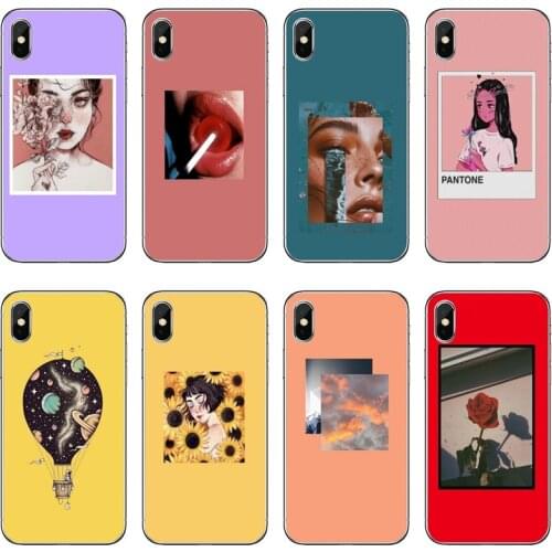 LockScreen Aesthetic Girl Soft Phone Case For Samsung Galaxy A71 A70 A60 A51 A50 A41 A40 A31 A30 A20E A21S A12 A10 A7 A5 A3