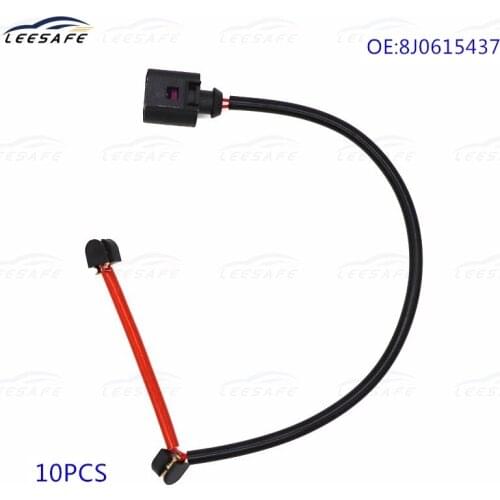 10PCS 8J0615437 Front Brake Pad Wear Sensor for AUDI TT 8J3 8J9 2.5 RS Quattro SEAT LEON ST 5F8 2.0 Cupra OEN NO 8J0 615 437