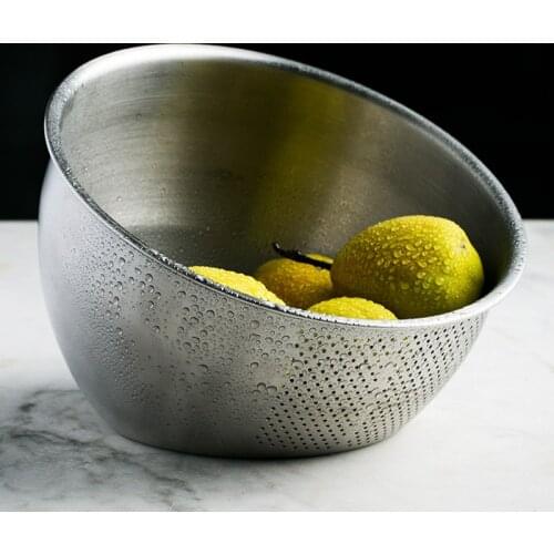 Designer Strainer Colander Stainless Steel Wash Strainers Filter Sifting Rice Vegetable Cleaning Tool Accessories for Kitchen
