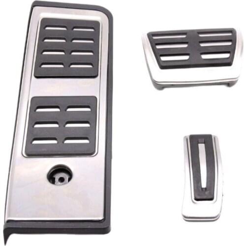 Stainless Steel Automatic AT MT Pedal FOR AUDI A4 A5 8W LHD