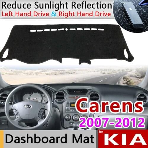 For KIA Carens 2007 2008 2009 2010 2011 2012 UN Anti-Slip Mat Dashboard Cover Pad Sunshade Dashmat Anti-UV Carpet Accessories