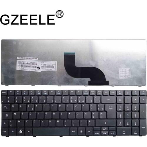 GZEELE French Keyboard for Acer Aspire 5542G 5350 5253 5333 5340 5349 5360 5733 5750 5736 5736G 5739 7551 7551g 7739 FR AZERTY