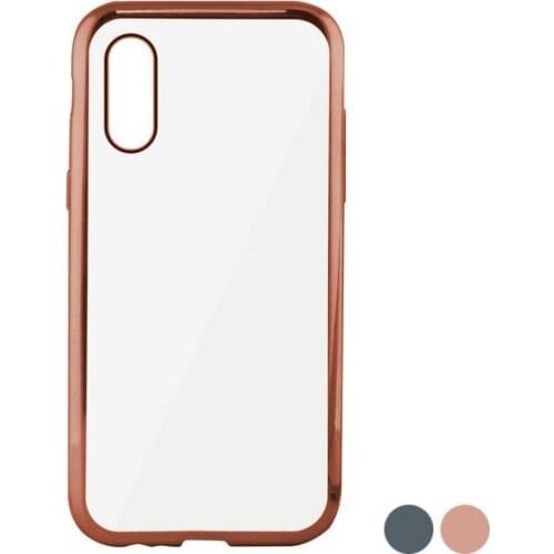 Mobile cover Iphone X/xs KSIX Flex Metal TPU Flexible