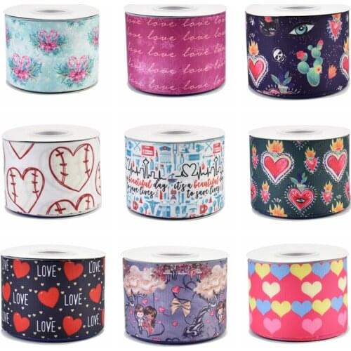 HSDCraft 22MM 25MM 38MM 50MM 75mm Sport Series HT on Grosgrain Ribbon for diy ribbon