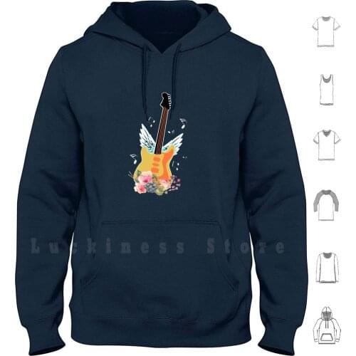 Electric Guitar Rock Music Lover Tank Top Hoodies Long Sleeve Hobby Music Music Lovers Musical Instrument Music