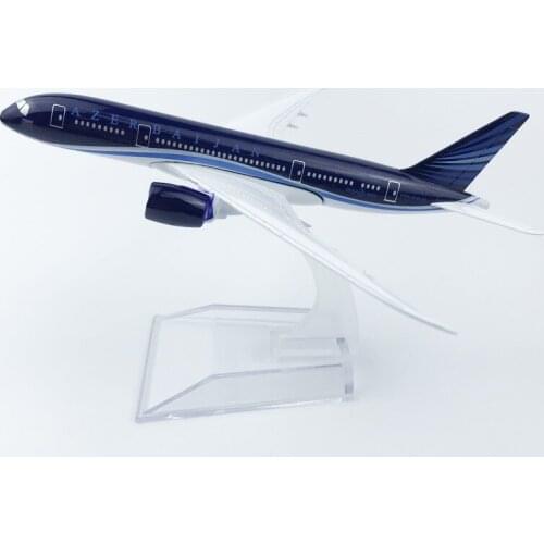 1: 400 Alloy Aircraft Plane Model Azerbaijan 787 Diecast Aircraft Toys Airplane Airliner Kid Gifts Collectible
