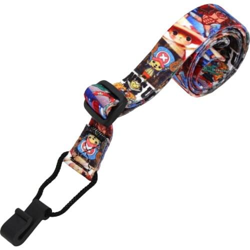 Cartoon Ukulele Strap Belt High Elasticr Ukuele String Guitar Strap-Elk/Owl