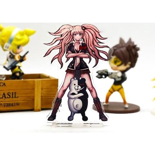 Danganronpa Enoshima Junko Monokuma HM acrylic stand figure model plate holder cake topper anime Japanese