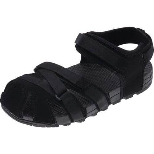 2021 Summer Womens Sandals Fashion Vintage Velcro Women Casual Sandals Women Baotou Platform Sandals Zapatos Mujer Low-heeled