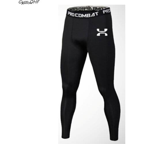 Gym Hombre Brand Black Tights Men Sport Leggings For Men Warm Pants Fitness Running Quick Dry Men Trousers Training Yoga Bottoms