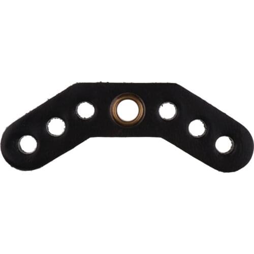 1 Pcs Archery Wrist Sling Leather Yoke Bracket Mount Rack with Metal Grommet For Compound Bow Survival Hunting Shooting Target