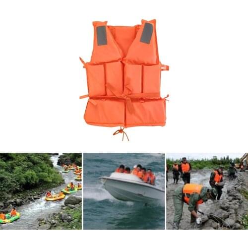 1pcs Univesal Children Adult Life Durable Swimming Boating Drifting Life Vest Clothes W/ Whistle Outdoor Survival Aid Accessory